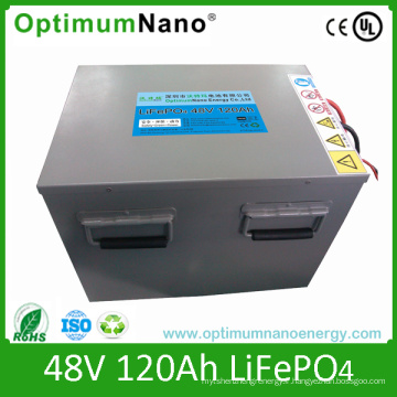 Lithium Ion Battery 48V 120ah pour stockage d&#39;énergie